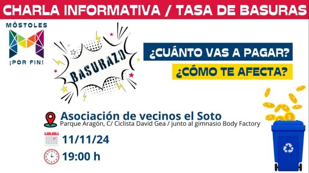 CHARLA CON MOSTOLES POR FIN